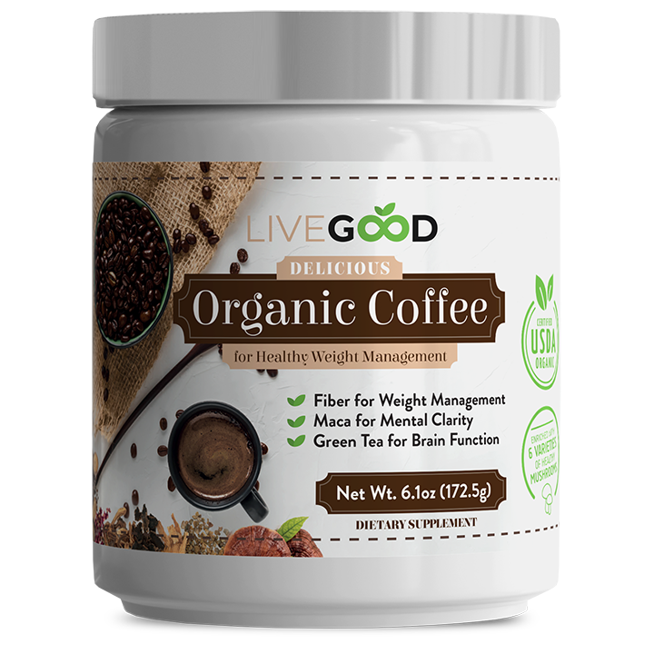 LiveGood organic coffee